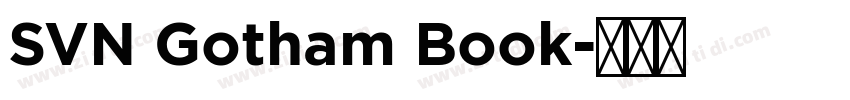 SVN Gotham Book字体转换